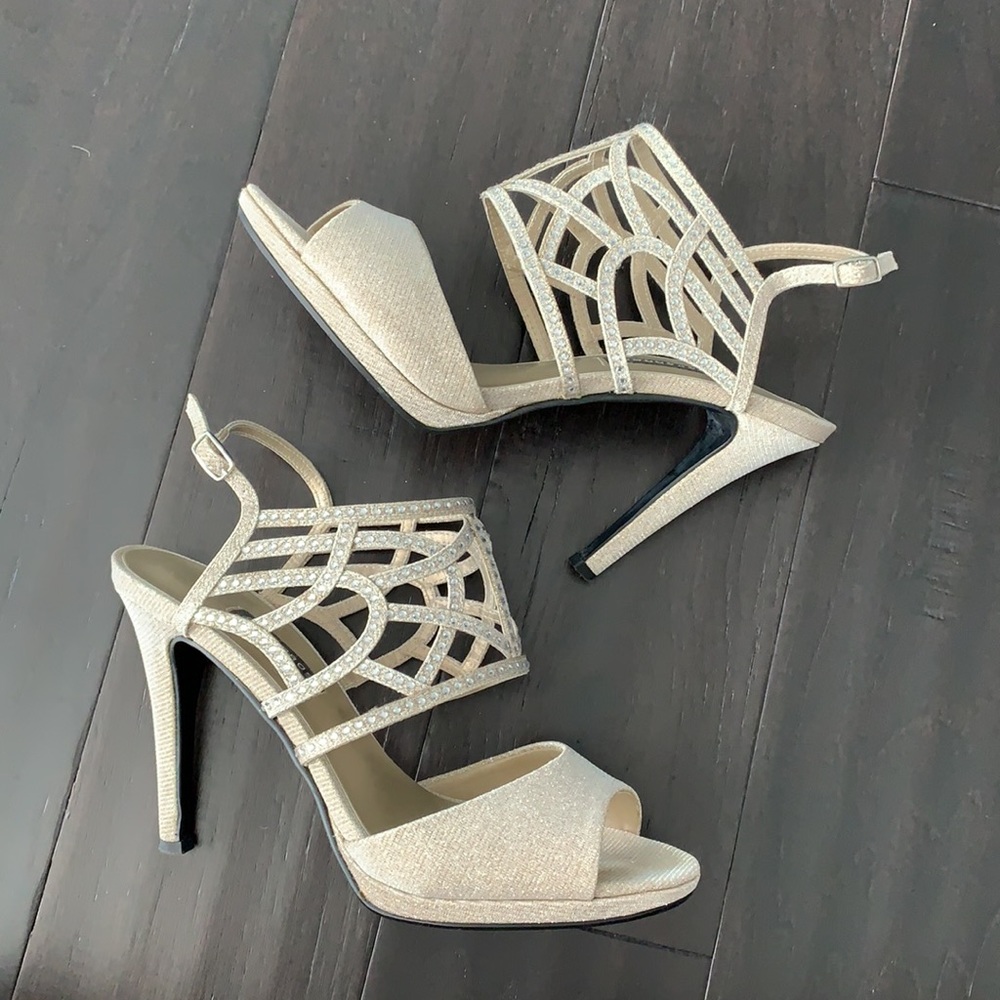 Champagne/Gold High Heels